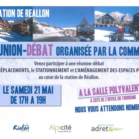 réunion débat station de Réallon