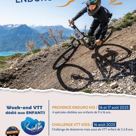 Provence Enduro Kid et Challenge DRAISIENNE & VTT Kid_Réallon