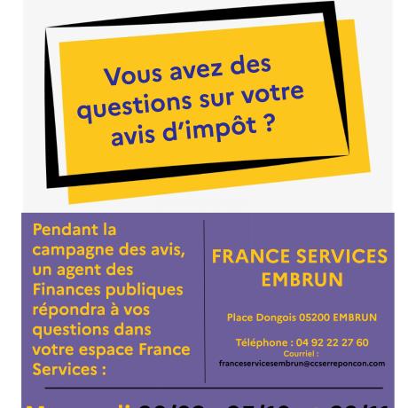 Campagne avis d' Impôts