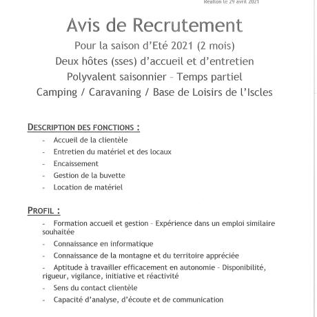 recrutement