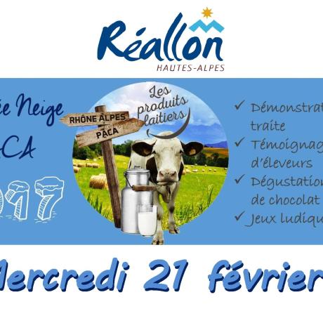 tournée neige reallon produits laitiers