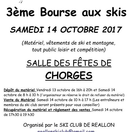bourse aux skis reallon