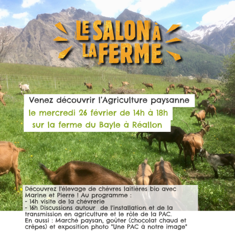 Affiche ferme du Bayle