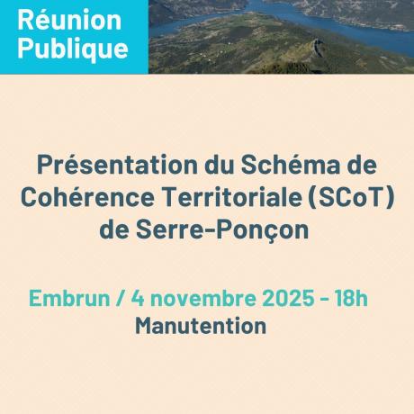 Annonce réunion publique