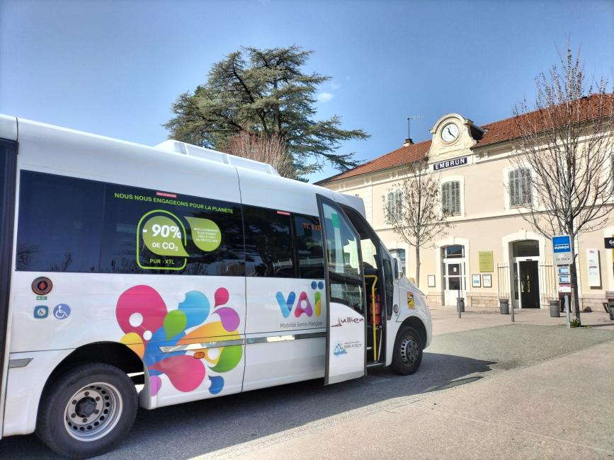 Photo de la navette d'Embrun